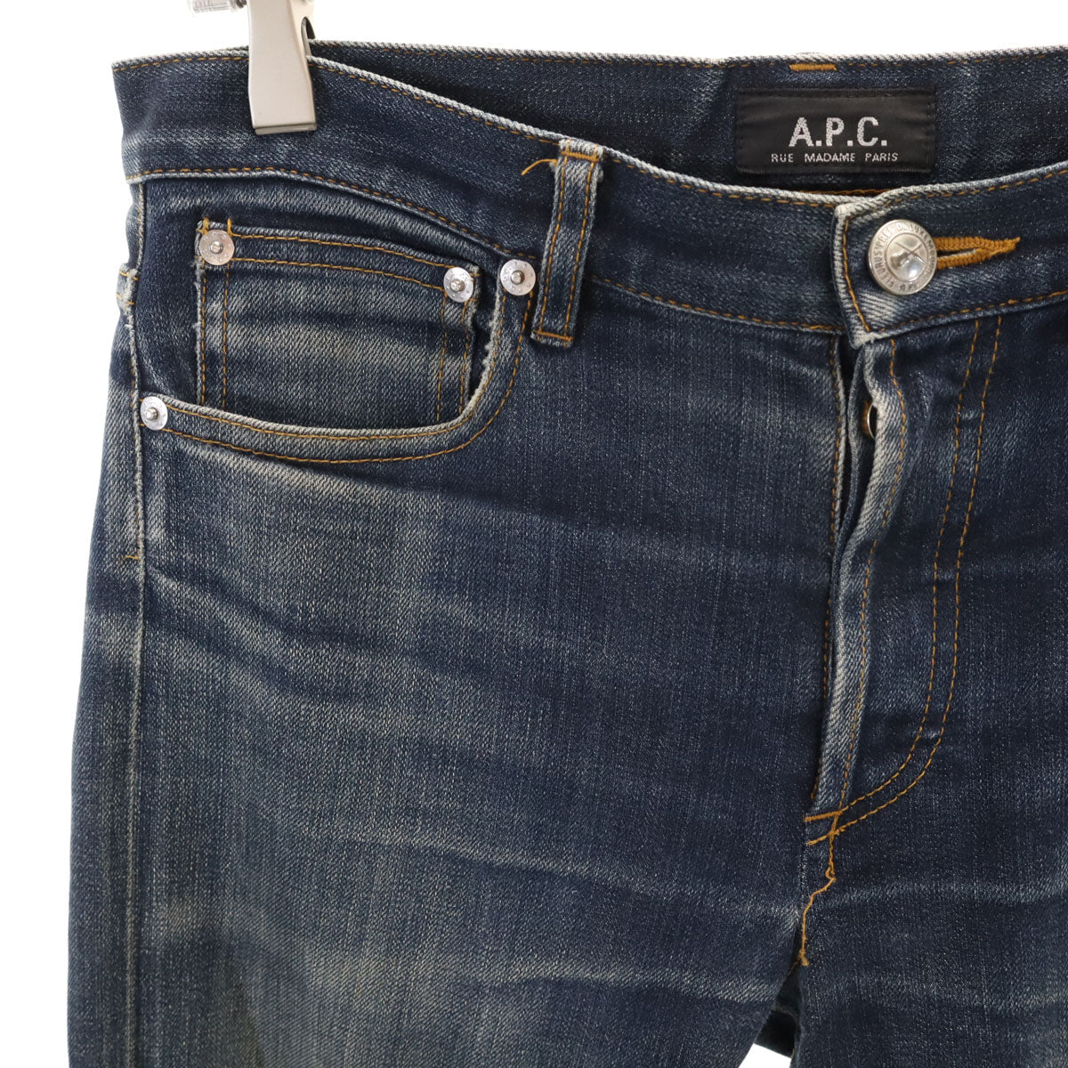 A.P.C. アーペーセー 日本製 デニムパンツ W27 インディゴ ジーンズ レディース
