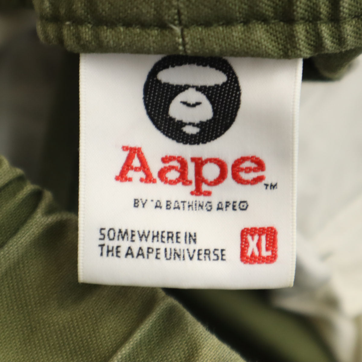 Aape BY A BATHING APE エーエイプバイアベイシングエイプ カーゴパンツ XL カーキ メンズ