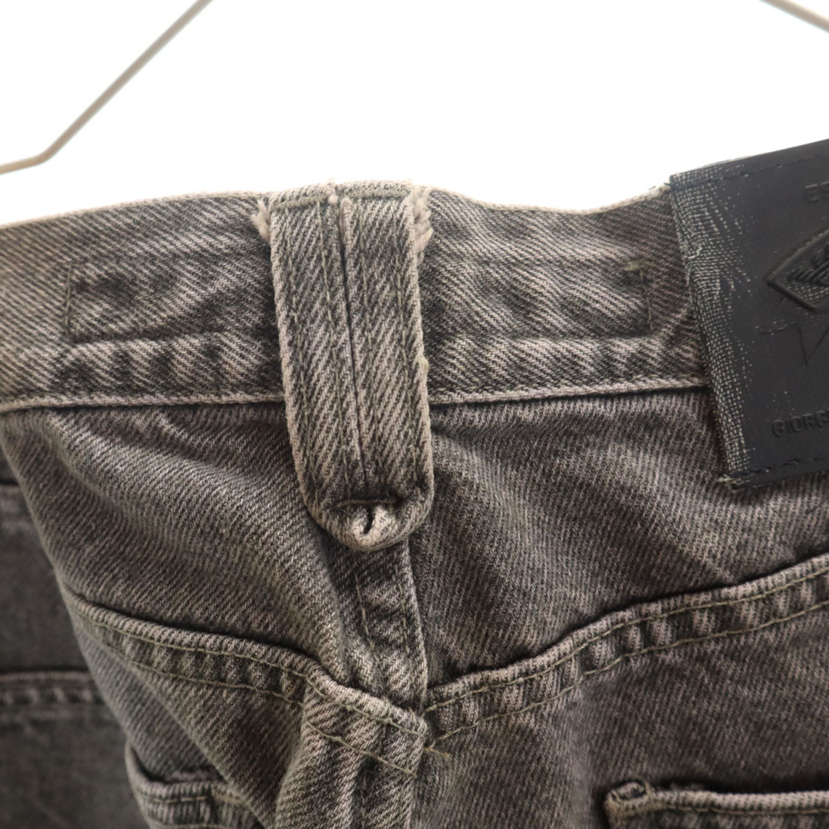 ARMANI JEANS アルマーニジーンズ 90s イタリア製 オールド デニムパンツ W32 グレー メンズ