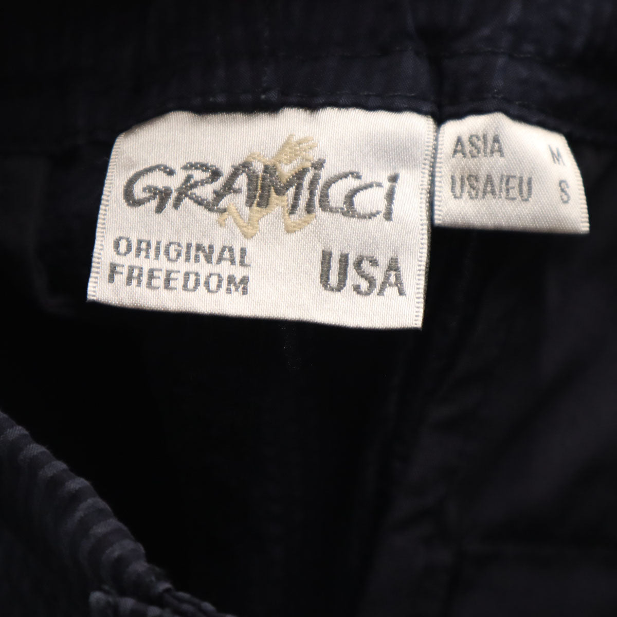 Gramicci グラミチ EDIFICE エディフィス別注 シアサッカーエバークリーストラウザー パンツ M ネイビー アウトドア メンズ