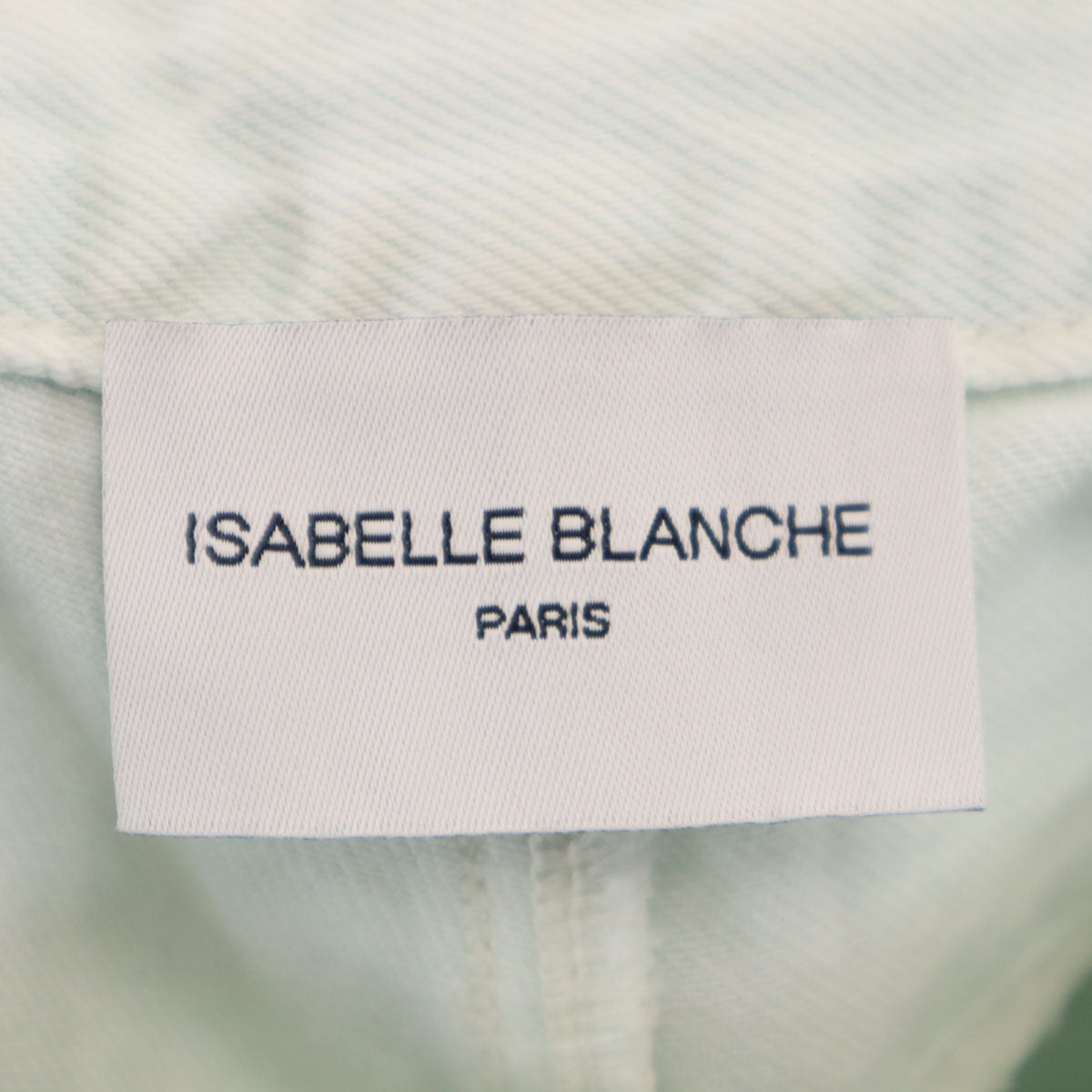 ISABELLE BLANCHE イザベルブランシュ ロングパンツ M ホワイトミント系 レディース