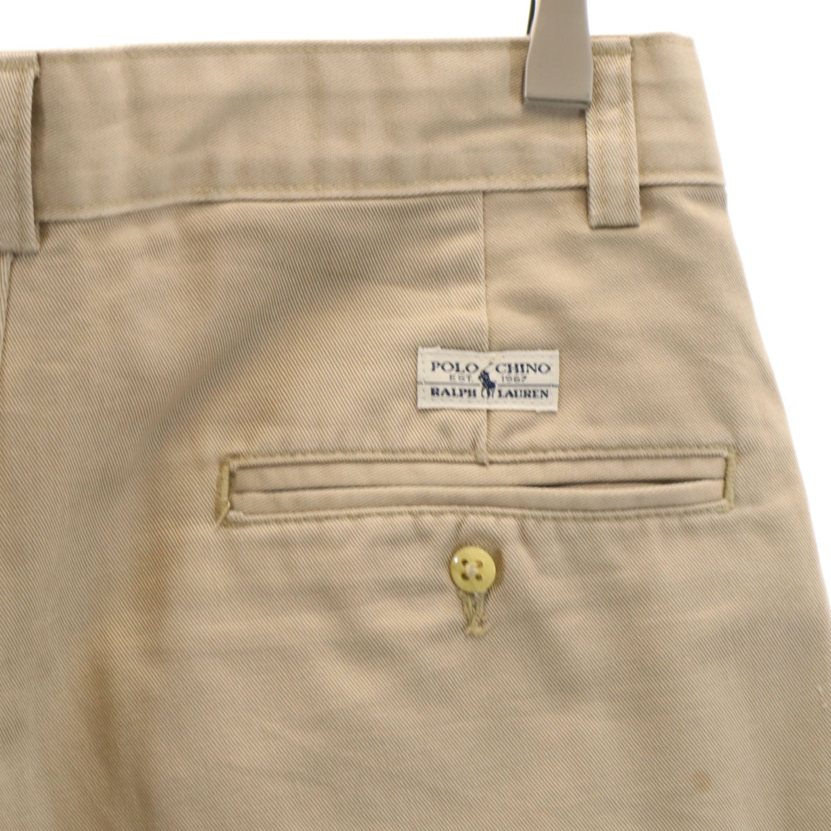 POLO RALPH LAUREN ポロラルフローレン 90s ポロチノ オールド チノパンツ W31 ベージュ メンズ