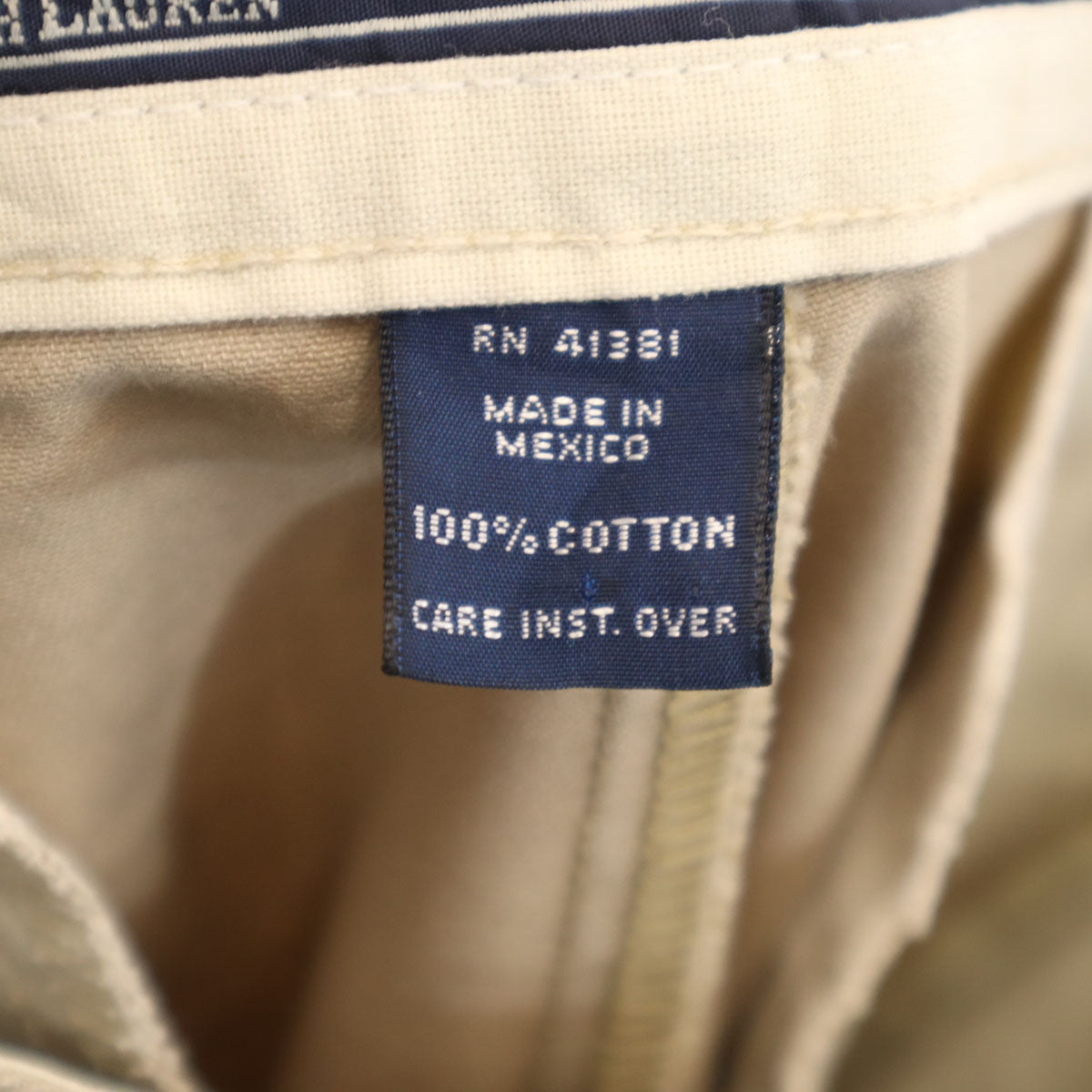 POLO RALPH LAUREN ポロラルフローレン 90s ポロチノ オールド チノパンツ W31 ベージュ メンズ