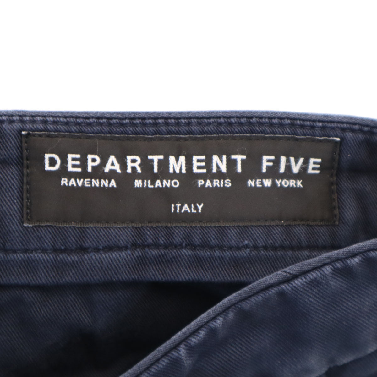 DEPARTMENT FIVE デパートメントファイブ イタリア製 テーパードパンツ W30 ネイビー メンズ