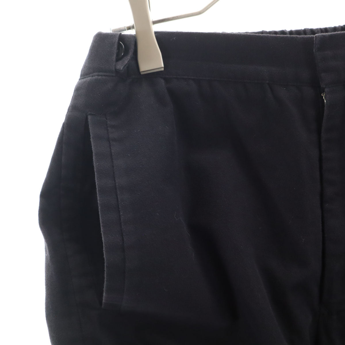 HELMUT LANG ヘルムートラング 日本製 モールスキン テーパードパンツ W28 ブラック メンズ