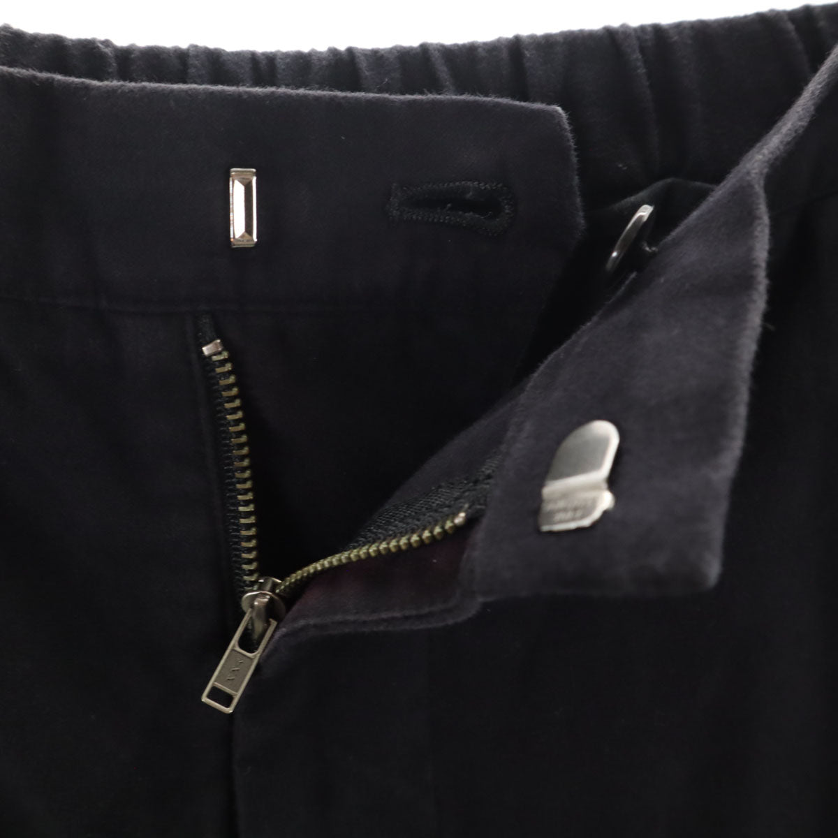 HELMUT LANG ヘルムートラング 日本製 モールスキン テーパードパンツ W28 ブラック メンズ