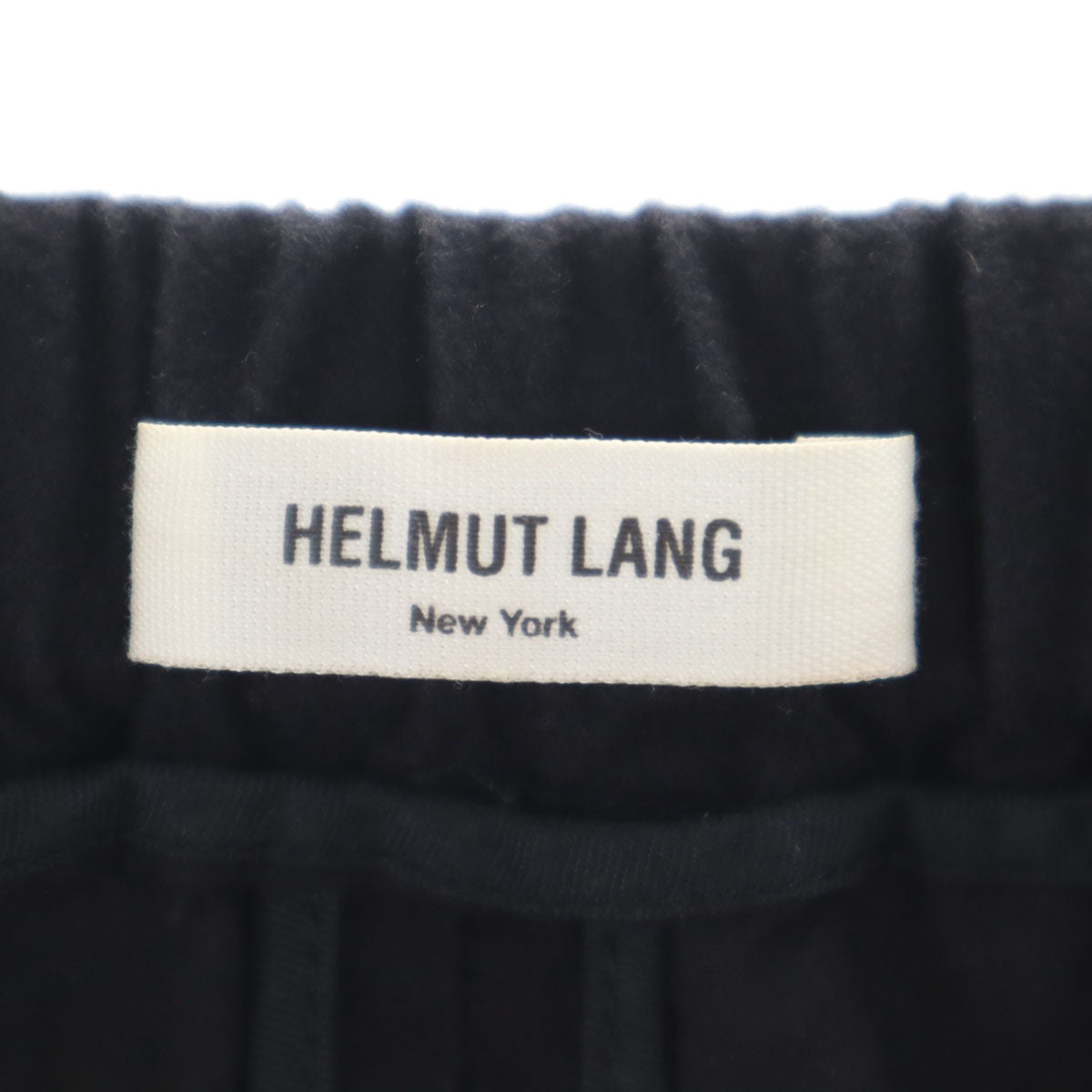 HELMUT LANG ヘルムートラング 日本製 モールスキン テーパードパンツ W28 ブラック メンズ