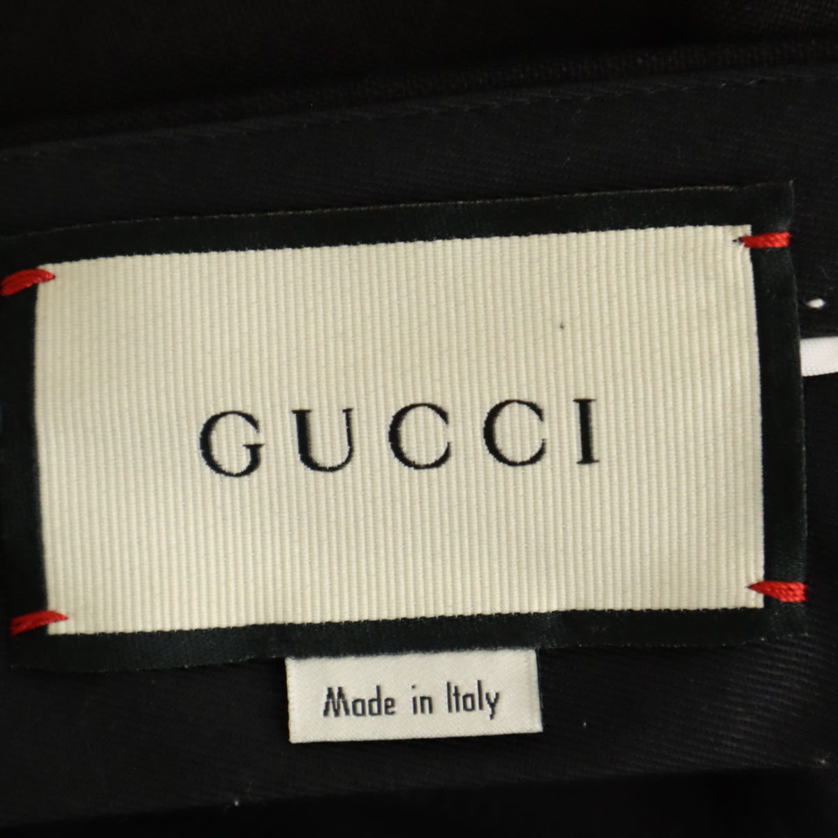 GUCCI グッチ 20ss イタリア製 リネンブレンド スラックスパンツ 50 ブラック メンズ