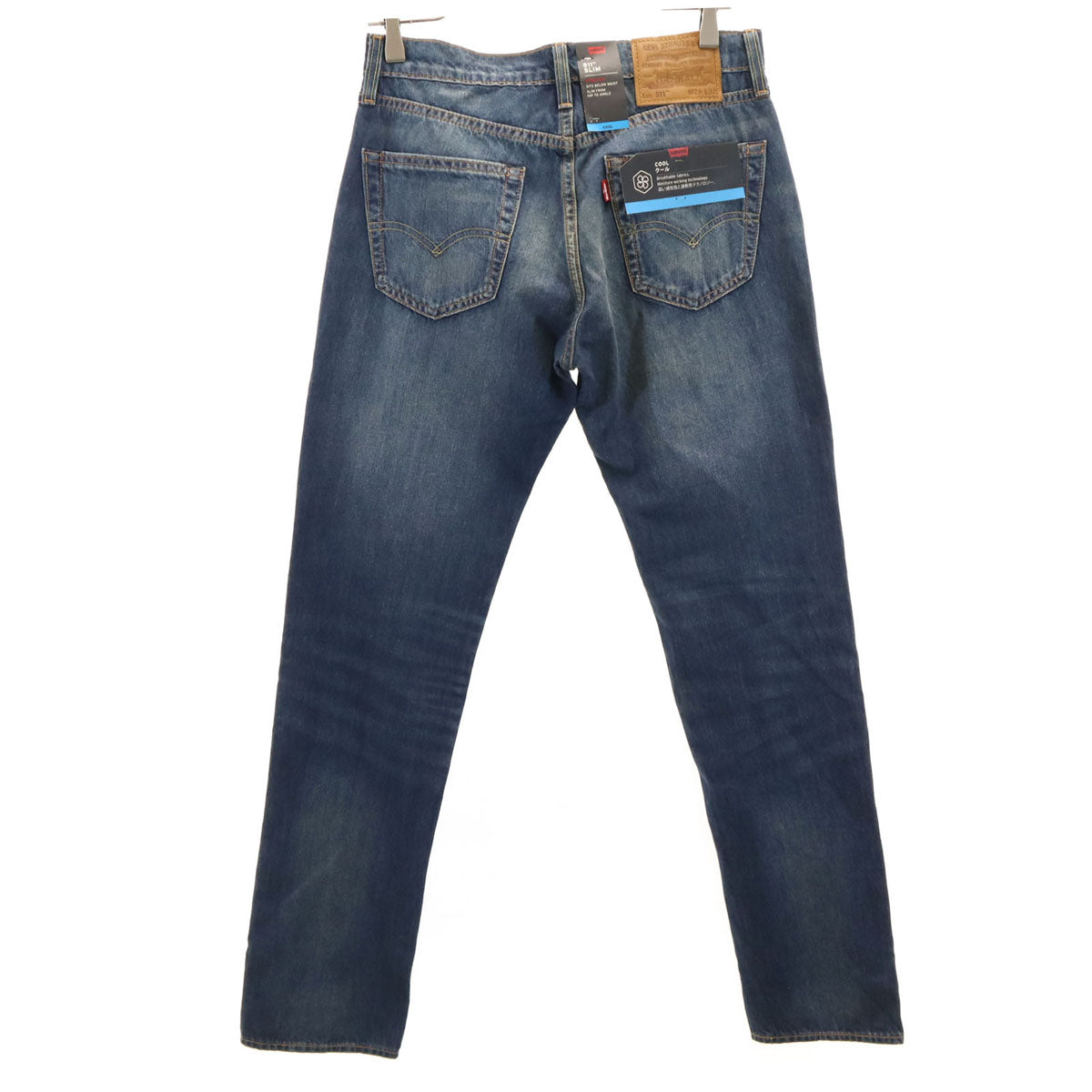 未使用 LEVI'S PREMIUM リーバイスプレミアム 511 ビッグE スリムデニムパンツ W29 ウォッシュブルー ジーンズ レディース