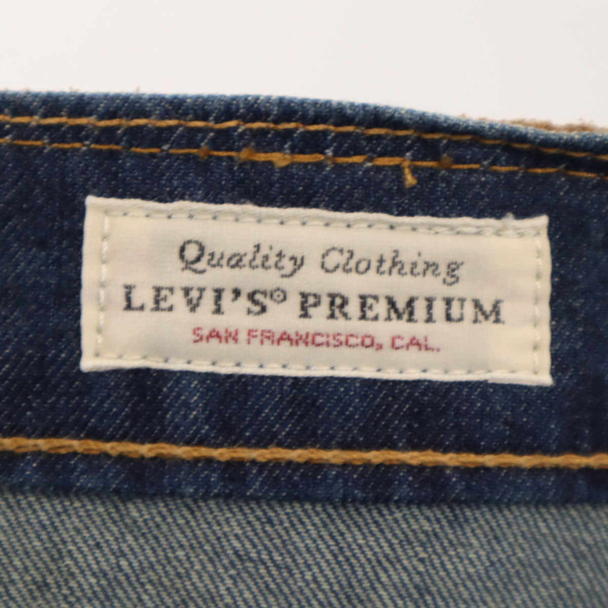 未使用 LEVI'S PREMIUM リーバイスプレミアム 511 ビッグE スリムデニムパンツ W29 ウォッシュブルー ジーンズ レディース