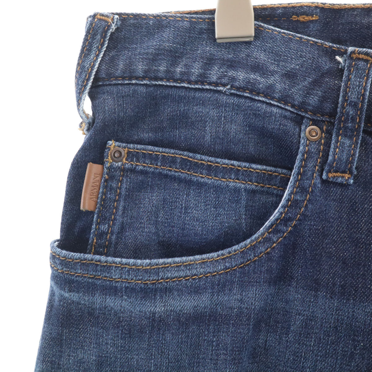 ARMANI JEANS アルマーニジーンズ デニムパンツ W34 インディゴブルー ジーンズ メンズ