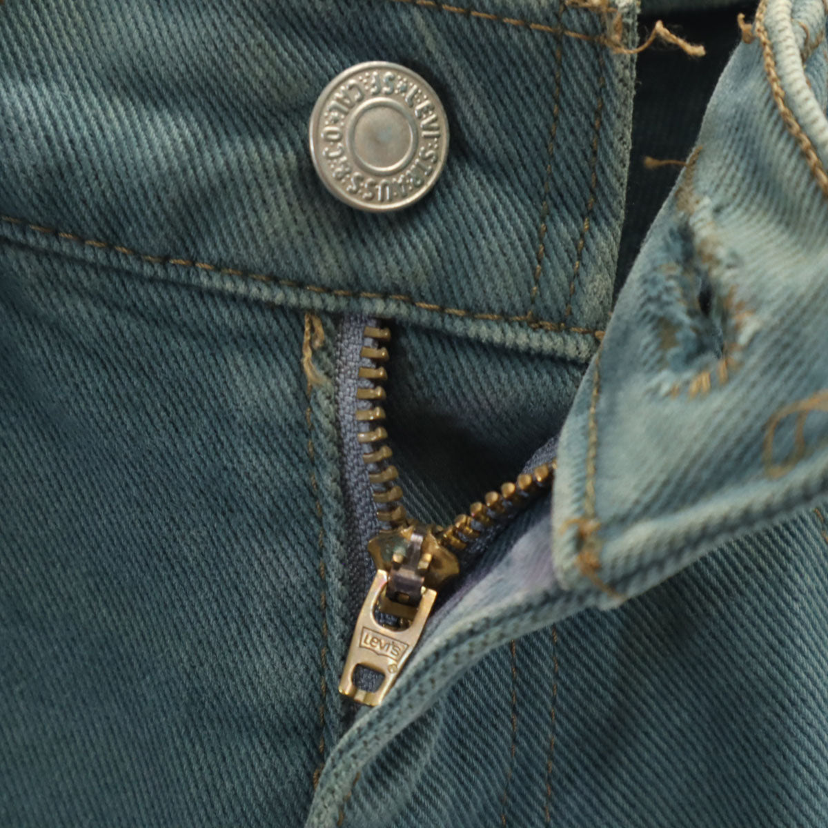 Levi's リーバイス 90s 512-06 日本製 オールド ロングパンツ W29 青緑 メンズ