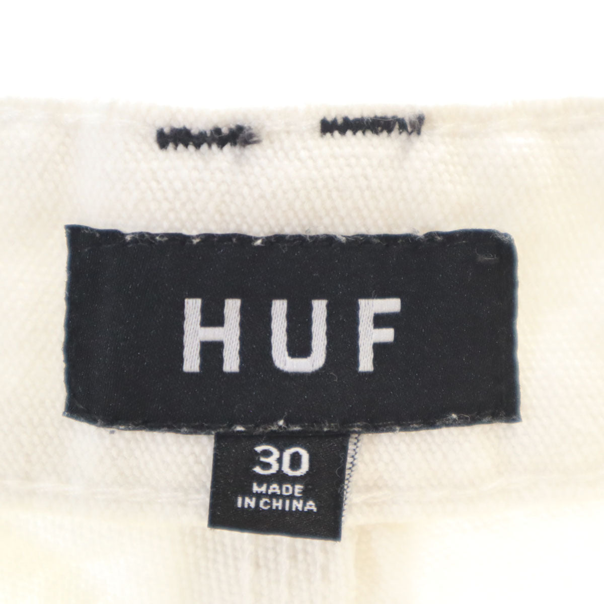 HUF ハフ メイソン パンツ W30 ホワイト MASON メンズ