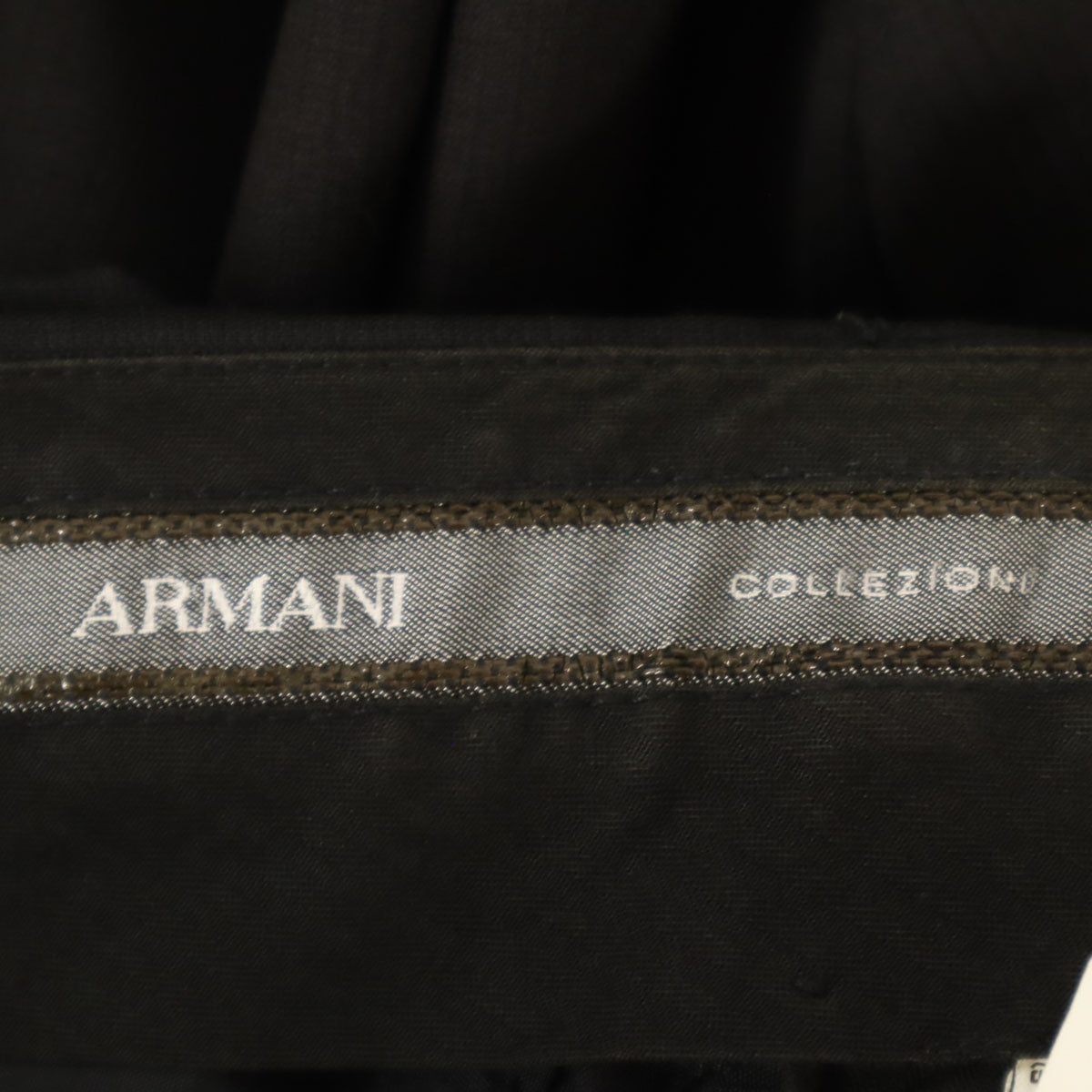 ARMANI COLLEZIONI アルマーニコレッツォーニ スラックスパンツ 52 ブラック メンズ