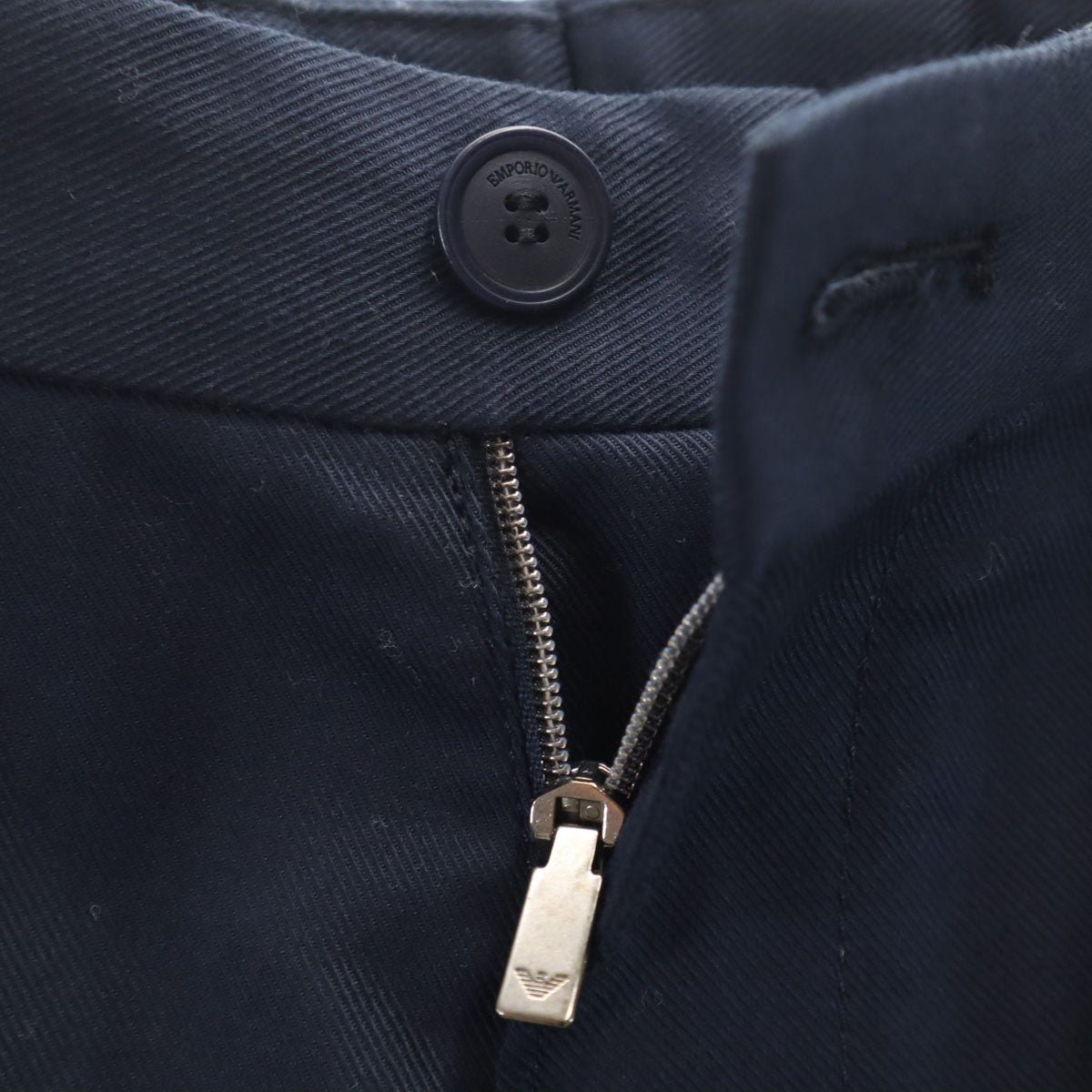 Emporio Armani エンポリオアルマーニ テーパードパンツ 44 ネイビー メンズ