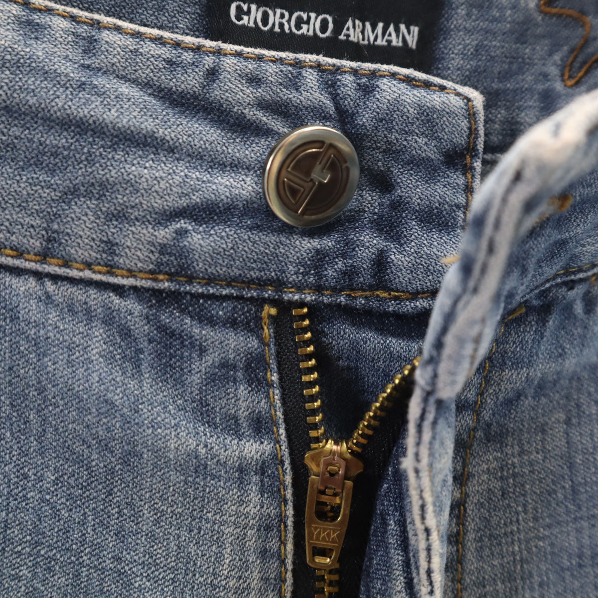 GIORGIO ARMANI ジョルジオアルマーニ デニムパンツ W32 ブルー系 ジーンズ メンズ