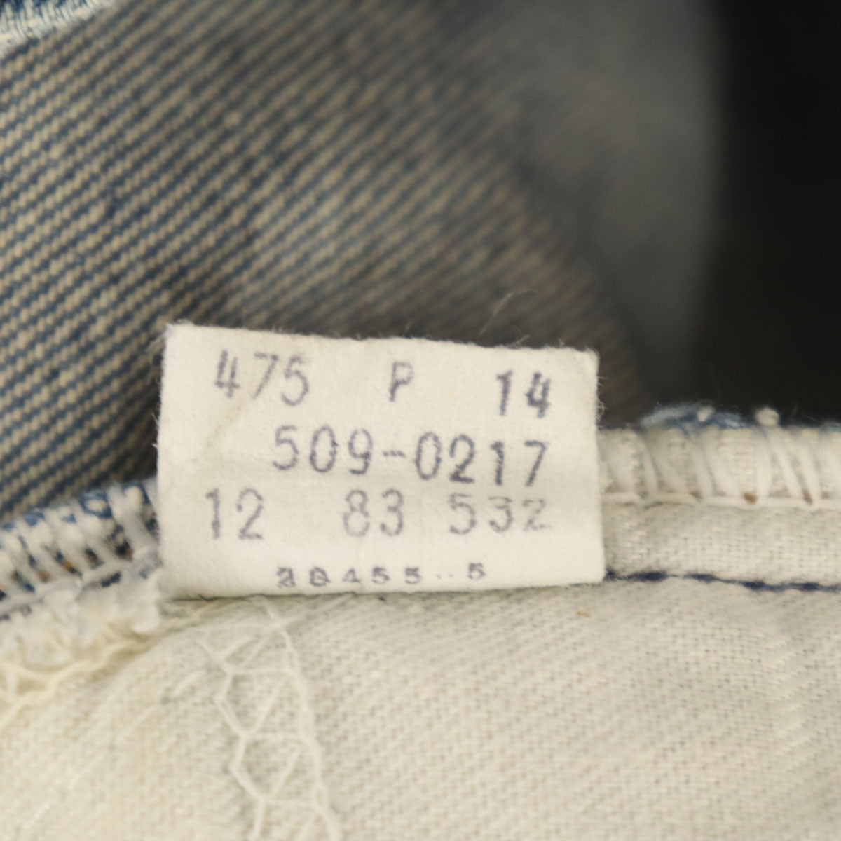 Levi's リーバイス 80s 509-0217 ヴィンテージ デニムパンツ W30 ブルー系 ジーンズ メンズ