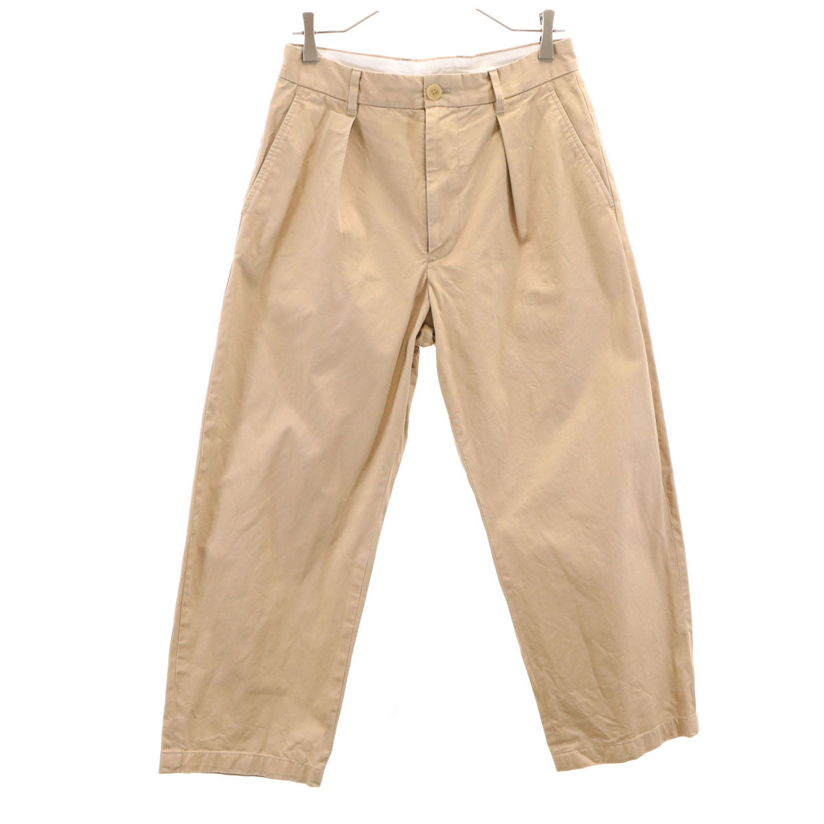 LOEFF ロエフ 日本製 テーパードパンツ 0 ベージュ ユナイテッドアローズ メンズ