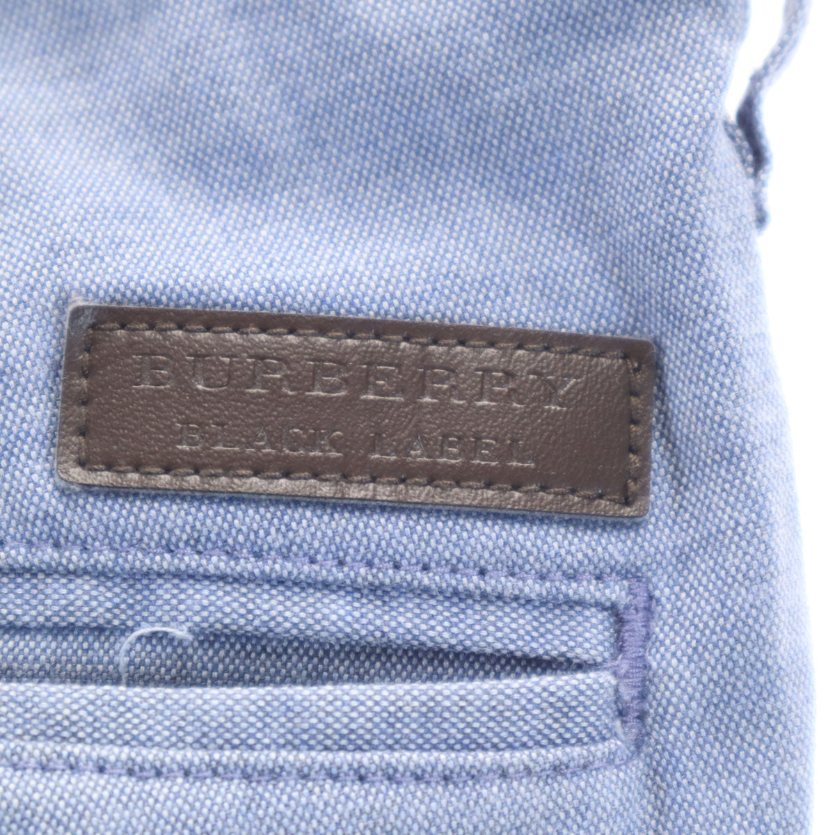 BURBERRY BLACK LABEL バーバリーブラックレーベル ロングパンツ 73 ブルー 三陽商会 メンズ