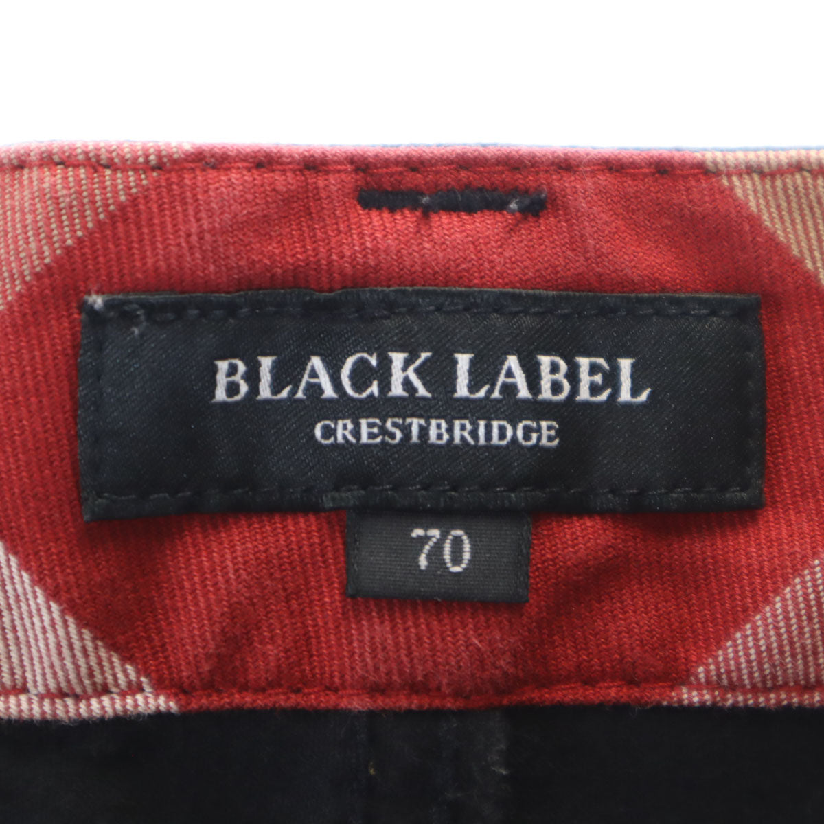 BLACK LABEL CRESTBRIDGE ブラックレーベルクレストブリッジ スリムパンツ 70 ブラック メンズ