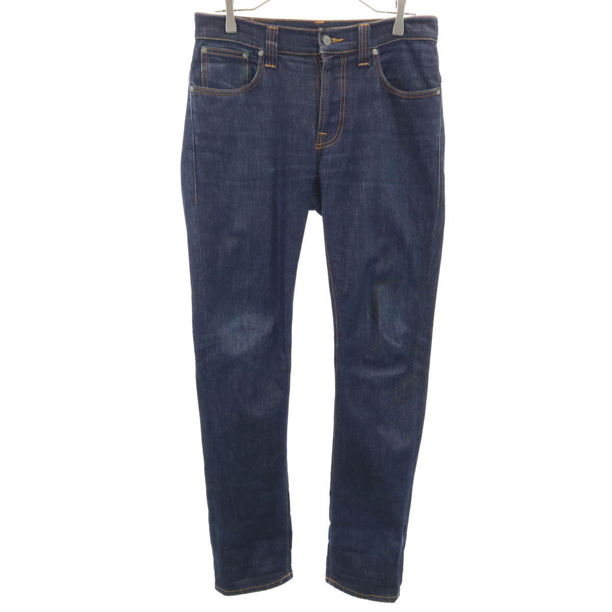 Nudie Jeans ヌーディージーンズ イタリア製 THIN FINN スリムデニムパンツ W31 インディゴ ジーンズ メンズ