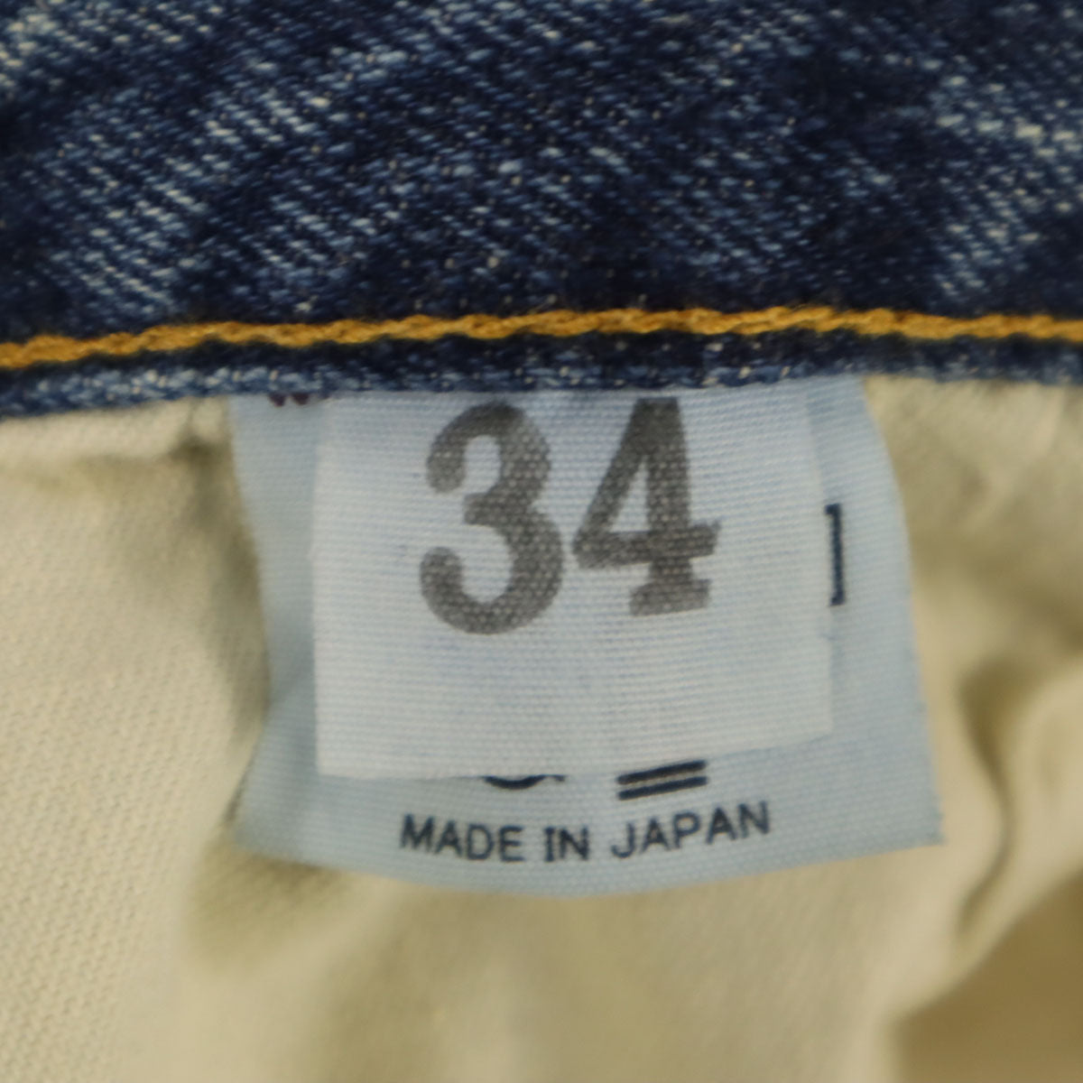 WAREHOUSE ウエアハウス 1105 日本製 テーパードデニムパンツ W34 ウォッシュブルー ジーンズ メンズ