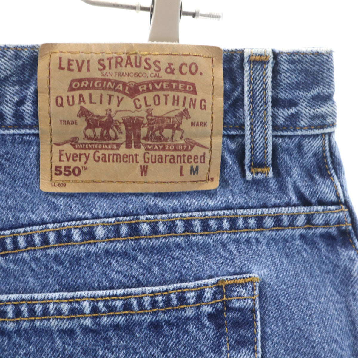 Levi's リーバイス 90s 550 オールド テーパードデニムパンツ 18WM ウォッシュブルー ジーンズ レディース