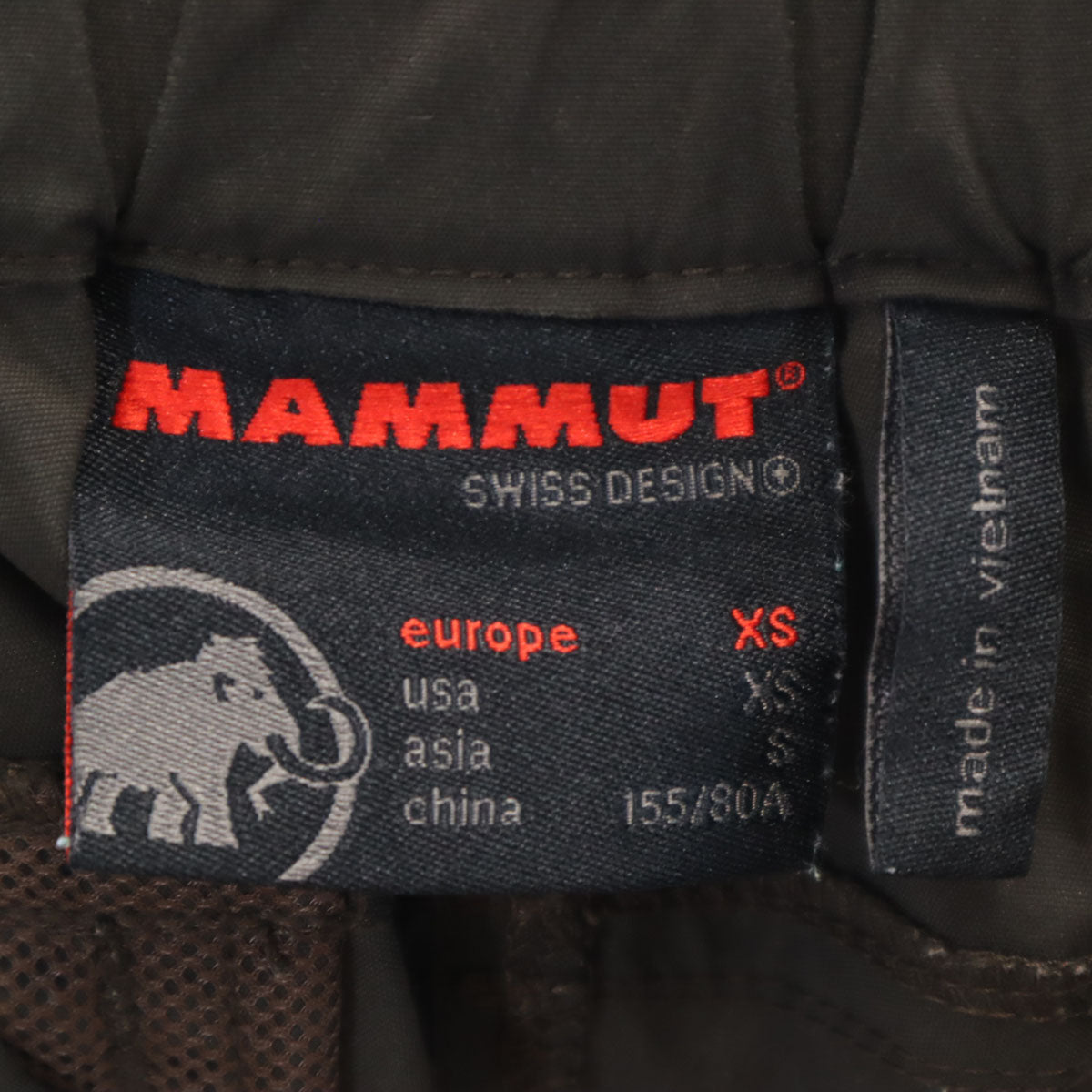 Mammut マムート Tuff Light 3/4 2in1 パンツ S カーキブラウン アウトドア レディース