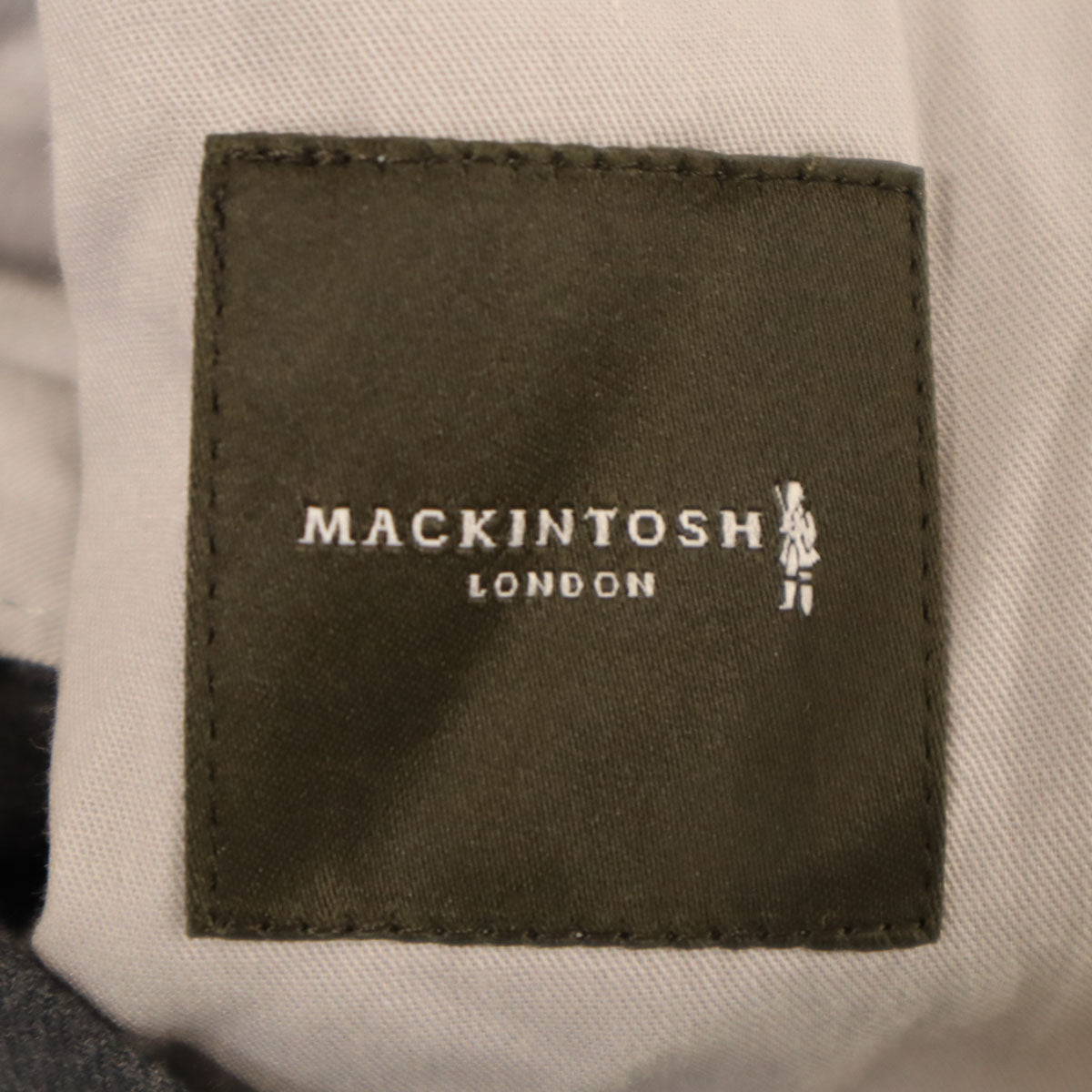MACKINTOSH LONDON マッキントッシュロンドン 日本製 スラックスパンツ 85 チャコールグレー メンズ