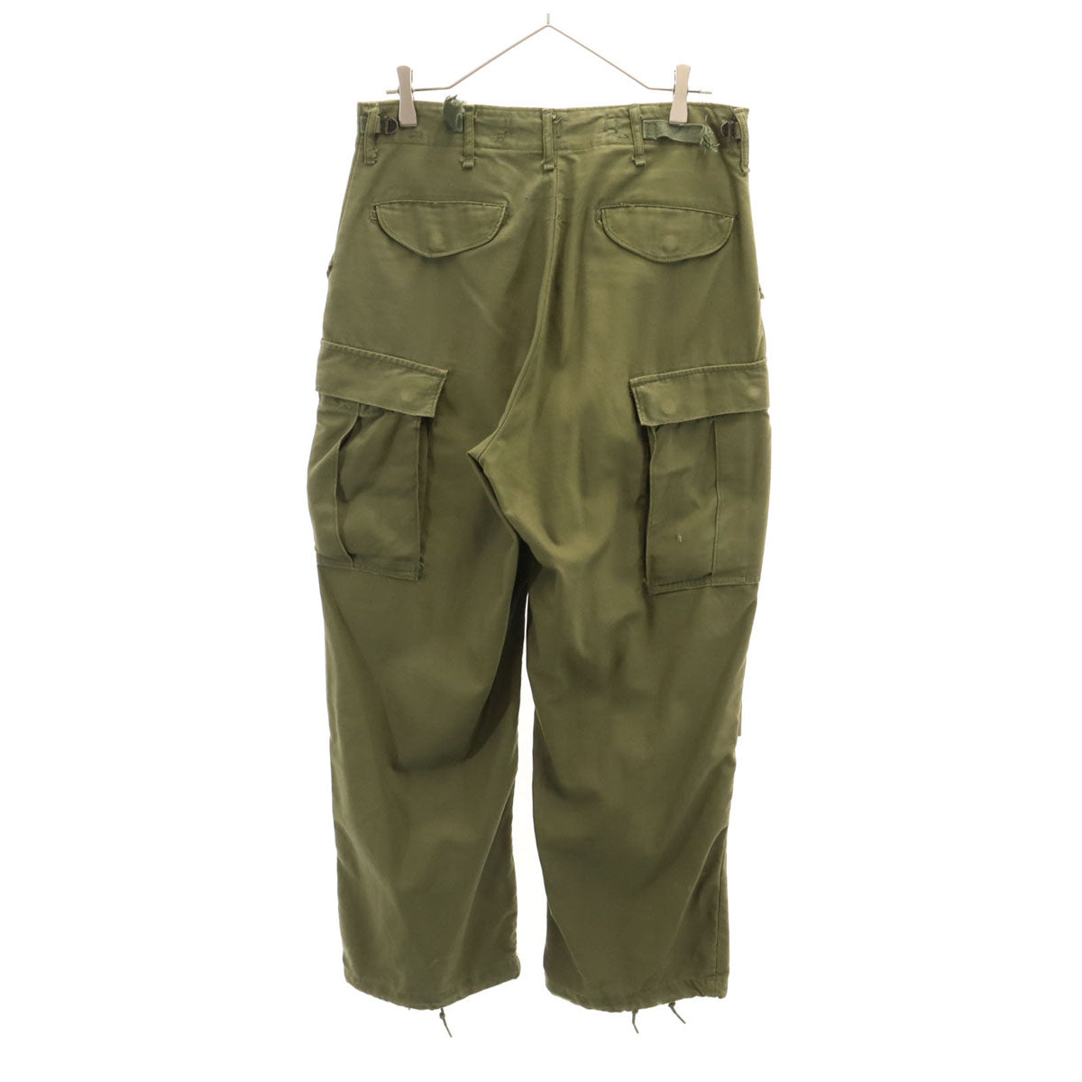US ARMY アメリカ軍 70s DSA M65 ヴィンテージ カーゴパンツ S カーキ ミリタリー メンズ