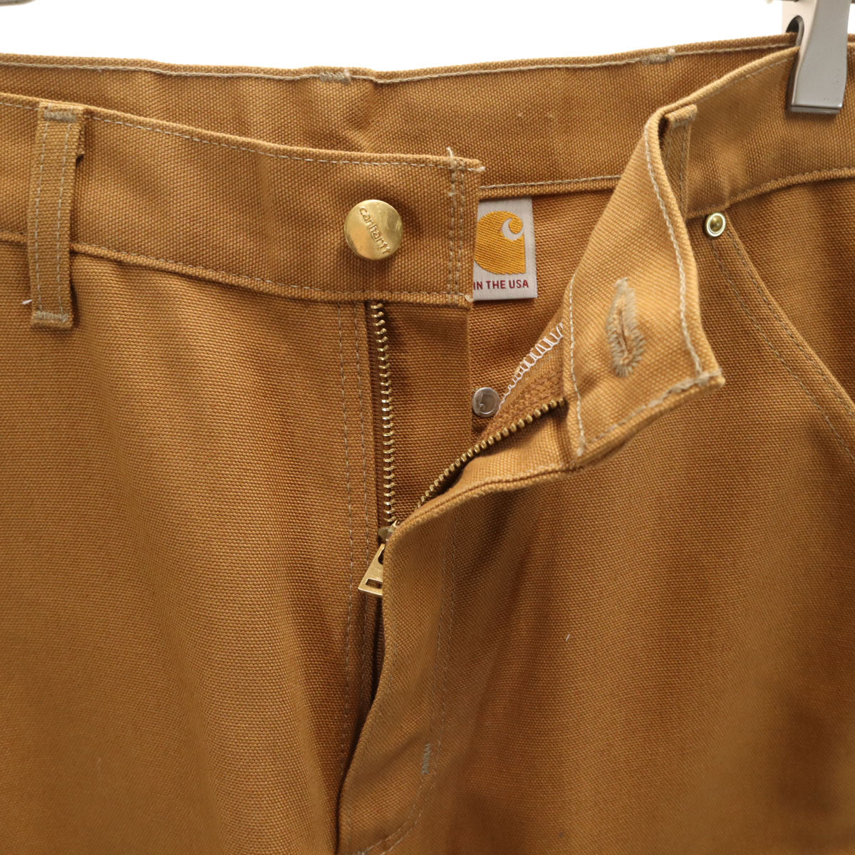 Carhartt カーハート USA製 B01 ダブルニー ダック ペインターパンツ W32 ブラウン メンズ
