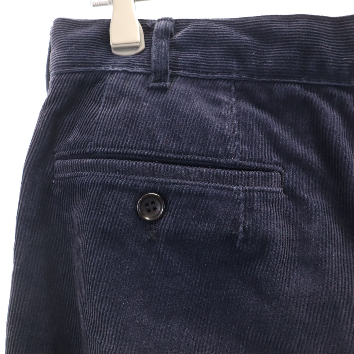 COMME des GARCONS HOMME コムデギャルソンオム 2008年 日本製 コーデュロイパンツ SS ネイビー 細畝 メンズ