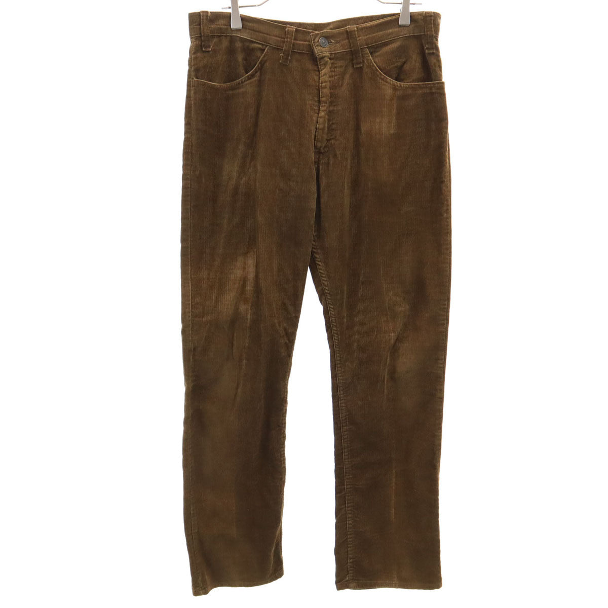 Levi's リーバイス 70s ヴィンテージ 42タロン 519モデル コーデュロイパンツ W33 ブラウン 細畝 メンズ
