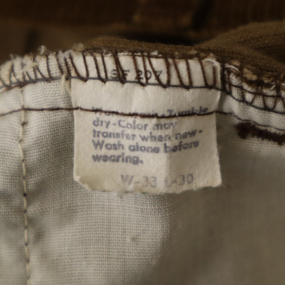 Levi's リーバイス 70s ヴィンテージ 42タロン 519モデル コーデュロイパンツ W33 ブラウン 細畝 メンズ