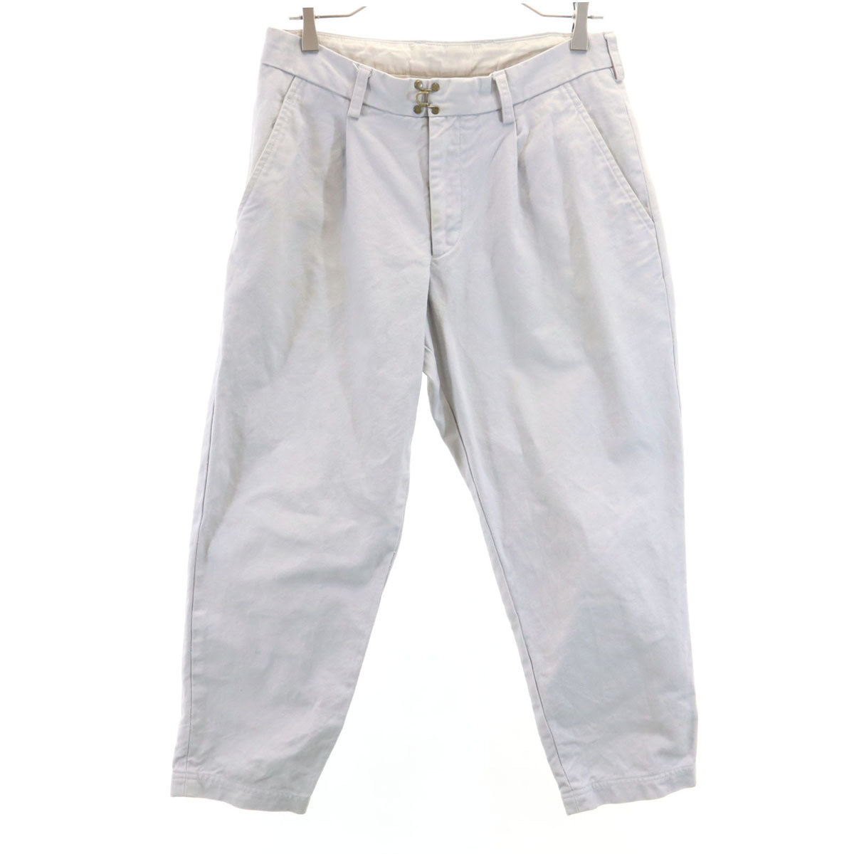 kolor カラー 日本製 クロップドパンツ 1 グレー メンズ
