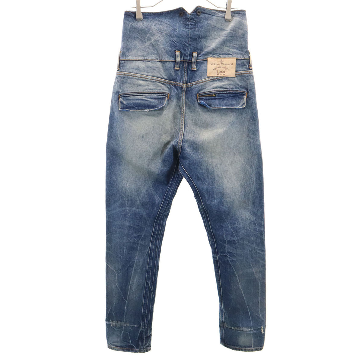 Vivienne Westwood ANGLOMANIA ヴィヴィアンウエストウッドアングロマニア LEE リー コラボ デニムパンツ 26 ブルー ジーンズ メンズ