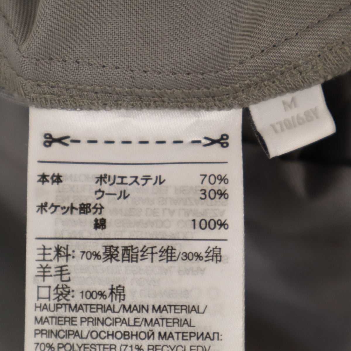 Y-3 ワイスリー カーゴパンツ M グレー ヨウジヤマモト メンズ