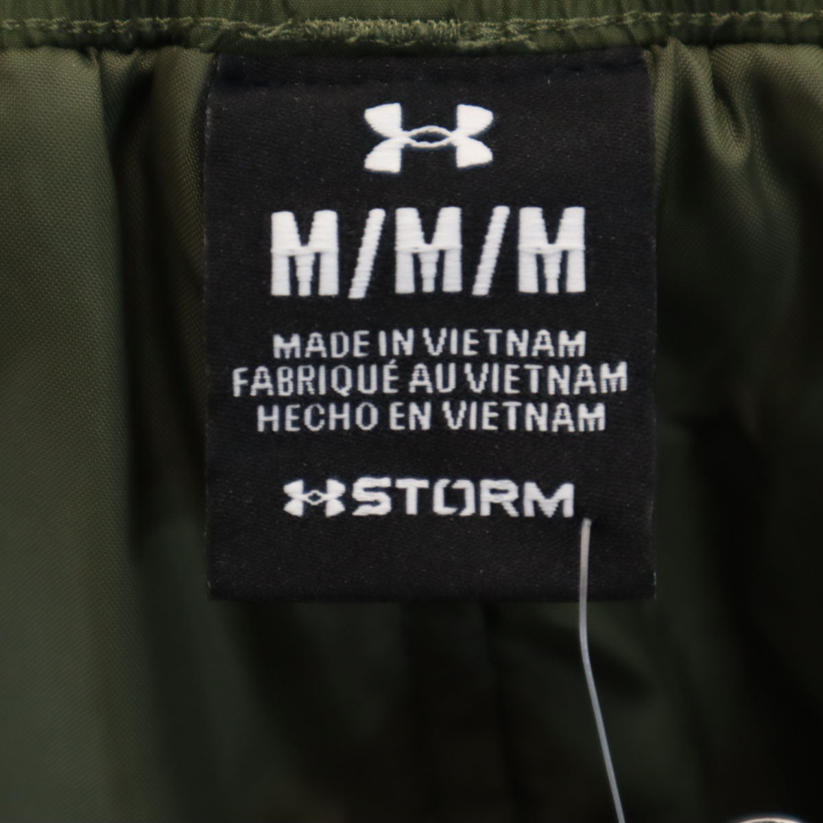未使用 UNDER ARMOUR アンダーアーマー トレーニング 中綿ロングパンツ M カーキ メンズ