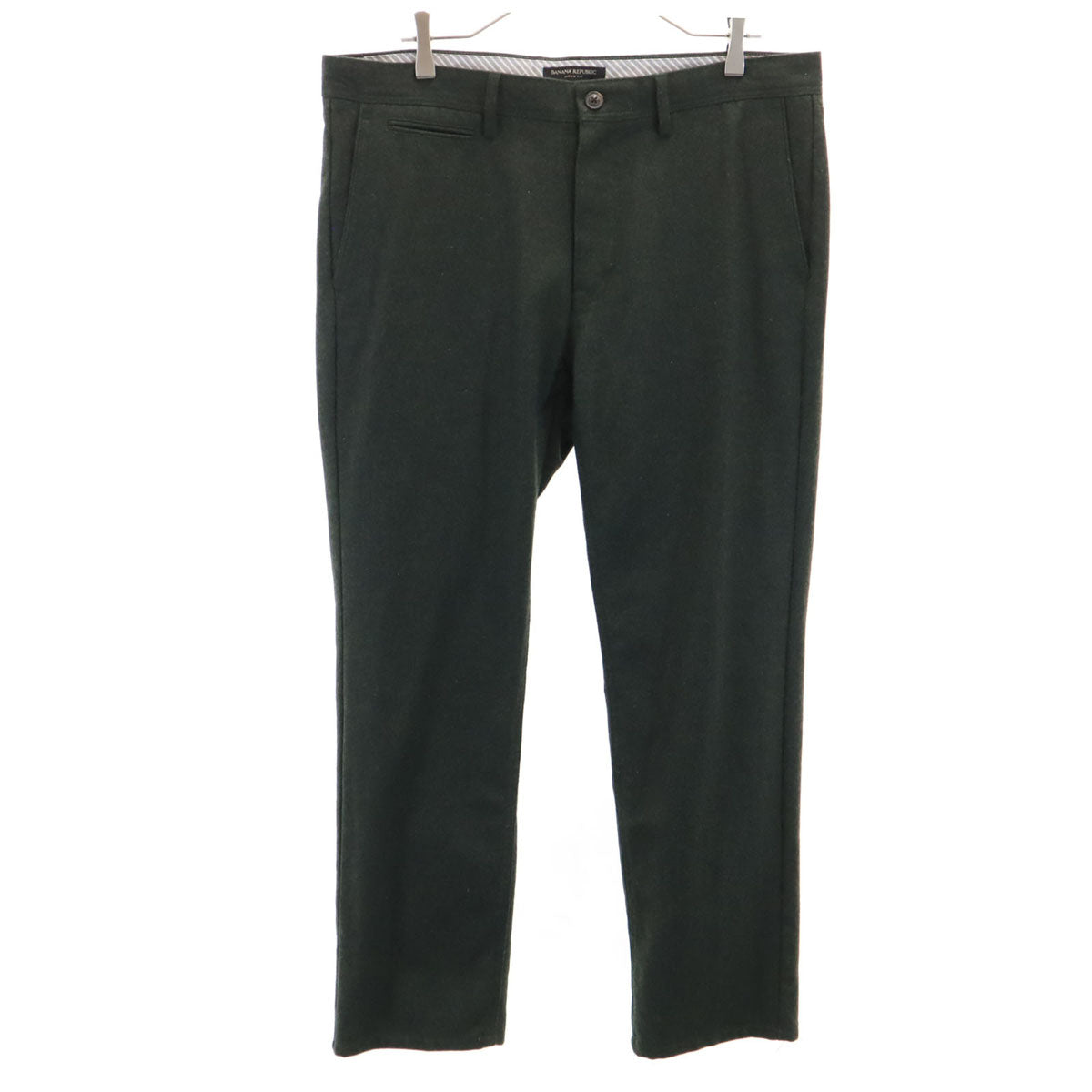 Banana Republic バナナリパブリック ウールブレンド パンツ W34 カーキ メンズ