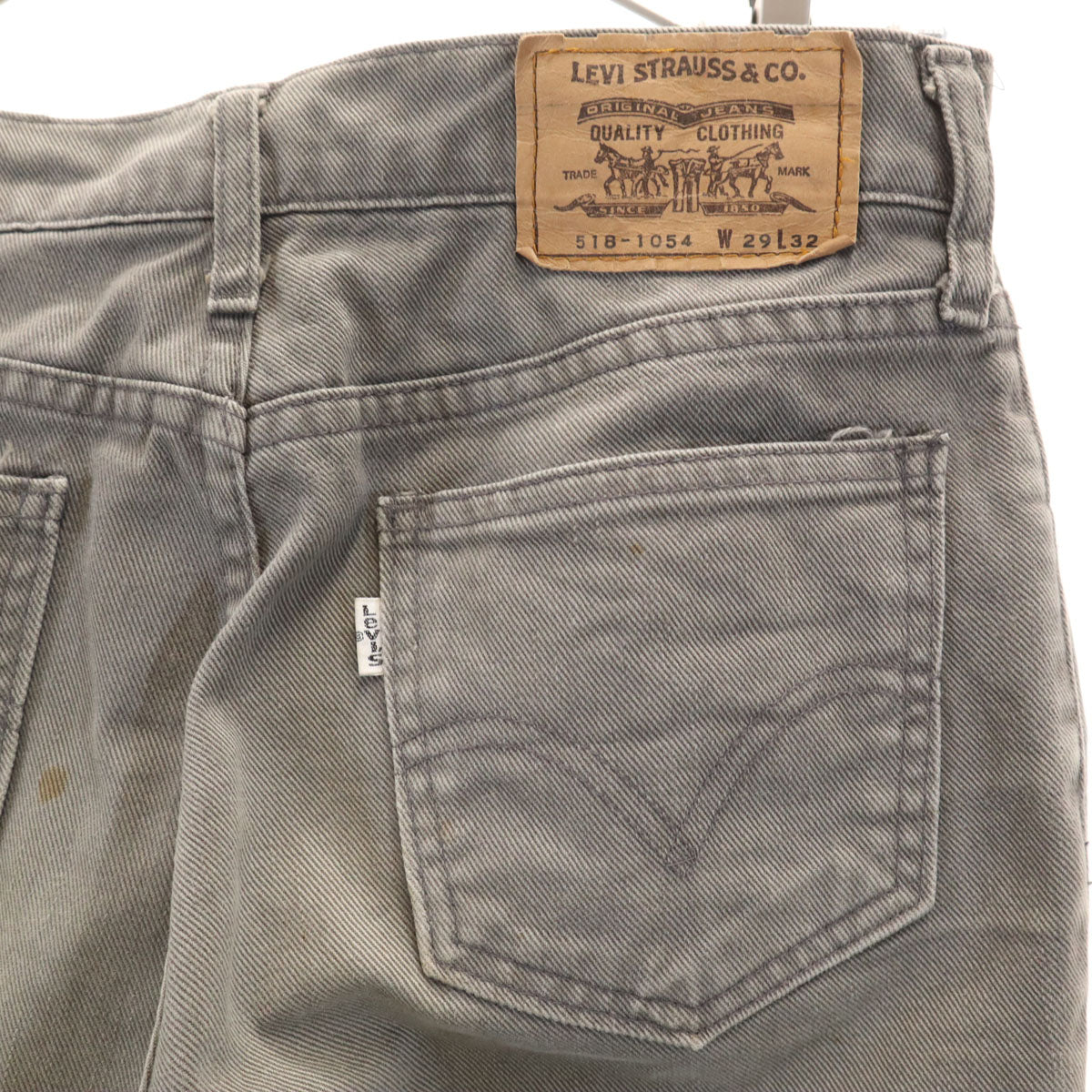 Levi's リーバイス 80s ヴィンテージ ストレートデニムパンツ 29 グレー メンズ