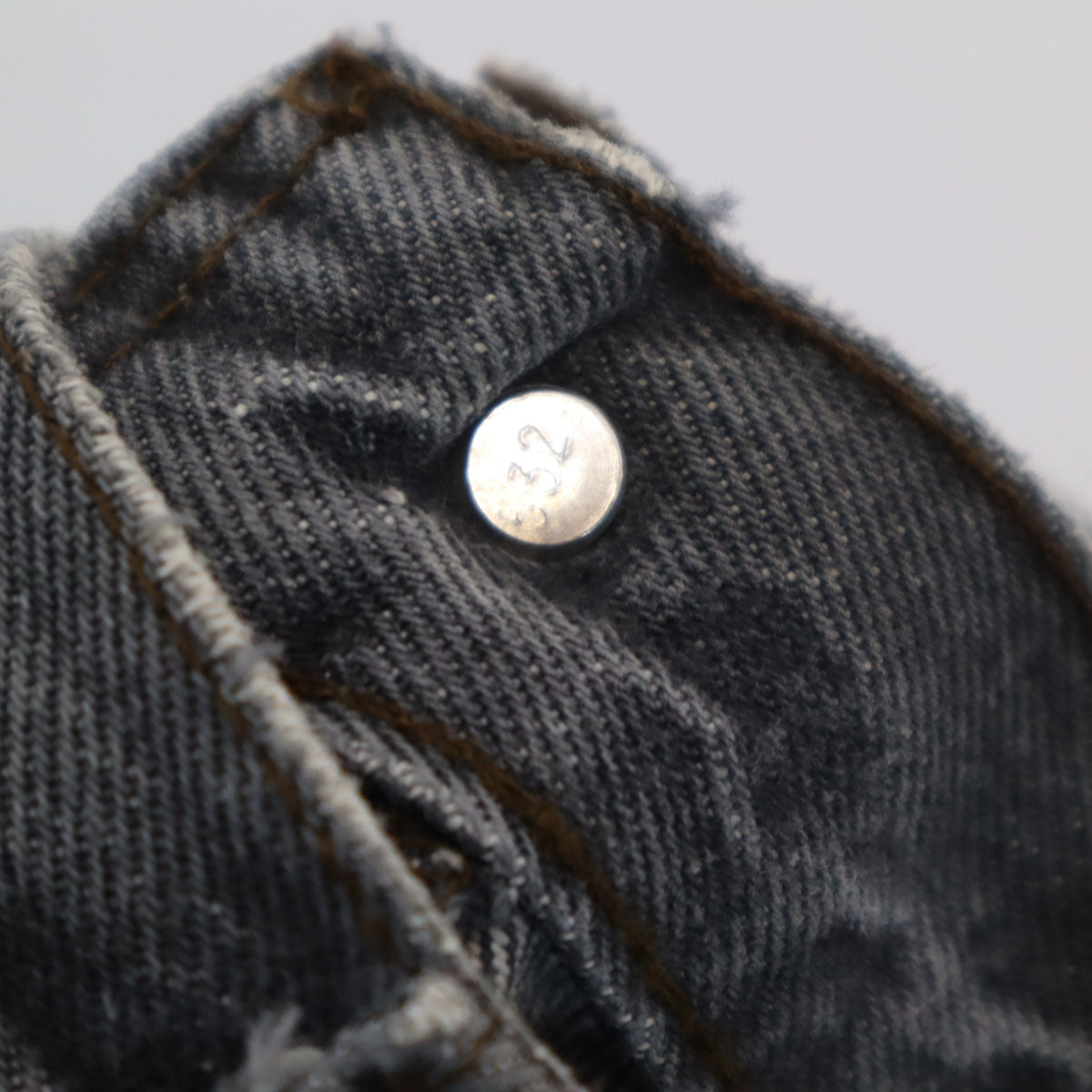 Levi's リーバイス 90s オールド 後染め テーパードデニムパンツ W29 グレー ジーンズ レディース