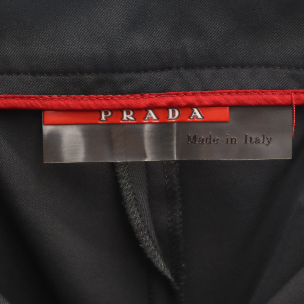 PRADA SPORTS プラダスポーツ イタリア製 ストレッチパンツ 42 チャコールグレー レディース