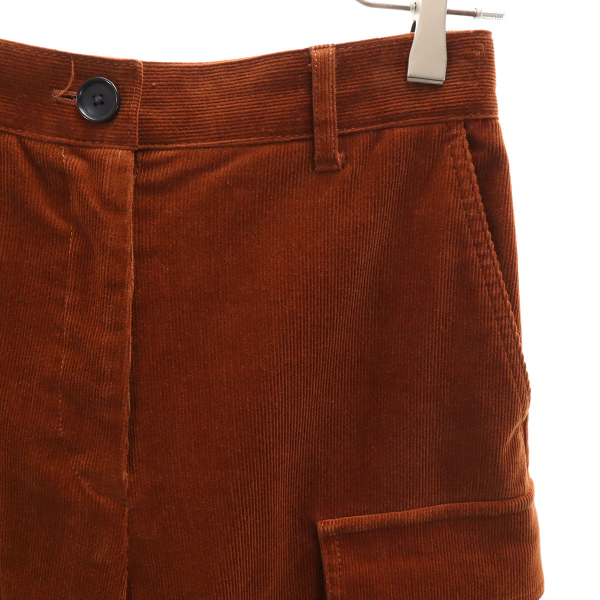 PS Paul Smith ピーエスポールスミス コーデュロイ カーゴパンツ 38 ブラウン レディース