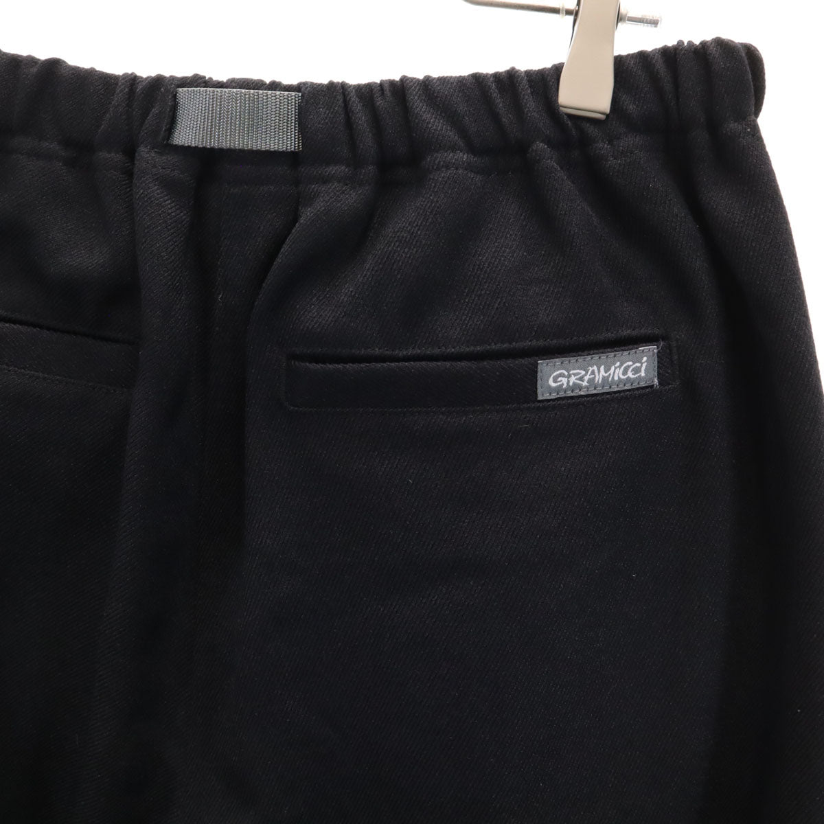 Gramicci グラミチ ウーリーストレッチルーズ テーパードパンツ L ブラック アウトドア メンズ