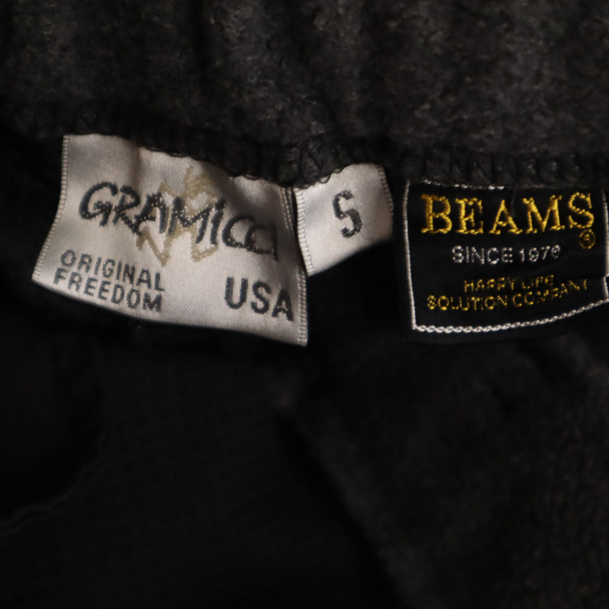 Gramicci グラミチ BEAMS ビームス別注 フリース ナロー パンツ S チャコールグレー アウトドア メンズ