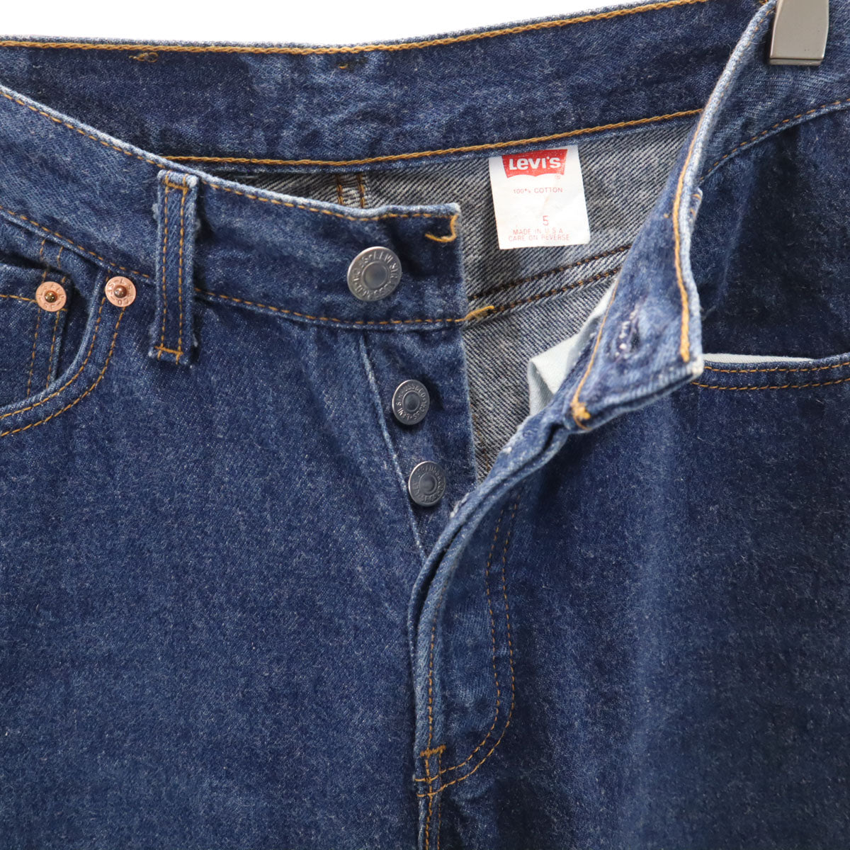 Levi's リーバイス 90s 18501 0115 USA製 オールド テーパードデニムパンツ 5 ウォッシュブルー ジーンズ レディース