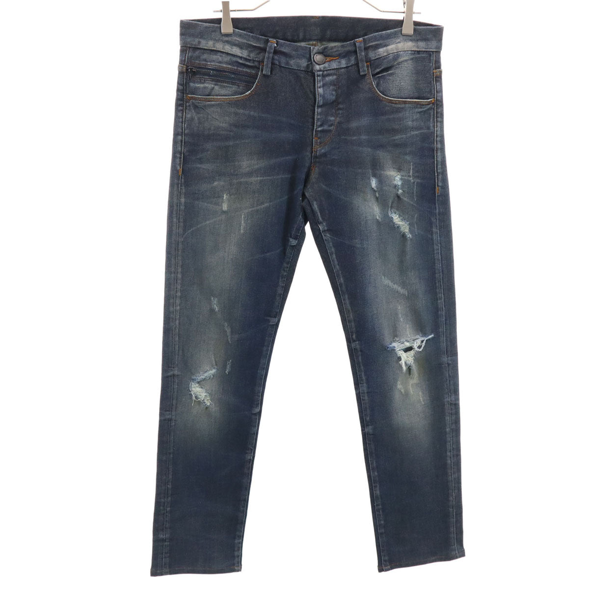Emporio Armani エンポリオアルマーニ スキニーデニムパンツ 31 ブルー メンズ