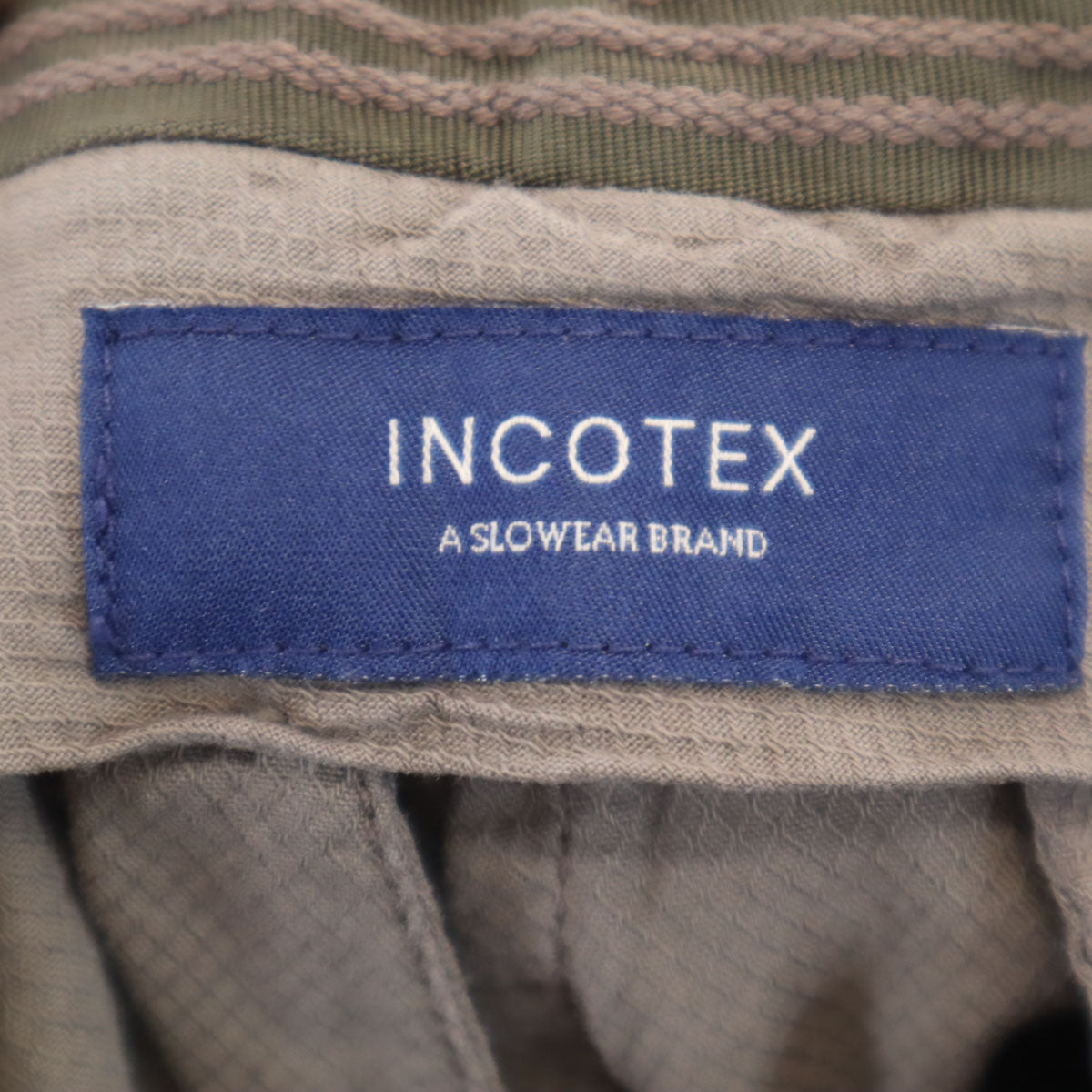 INCOTEX インコテックス トラウザー パンツ 44 アッシュブラウン系 メンズ