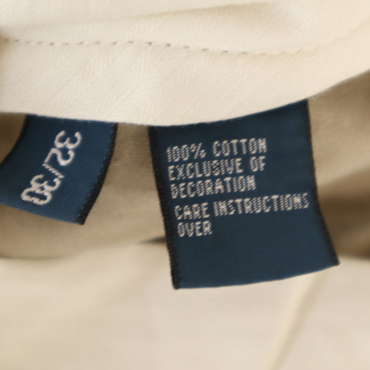 未使用 POLO RALPH LAUREN ポロラルフローレン チノパンツ W32 ベージュ タグ付き メンズ