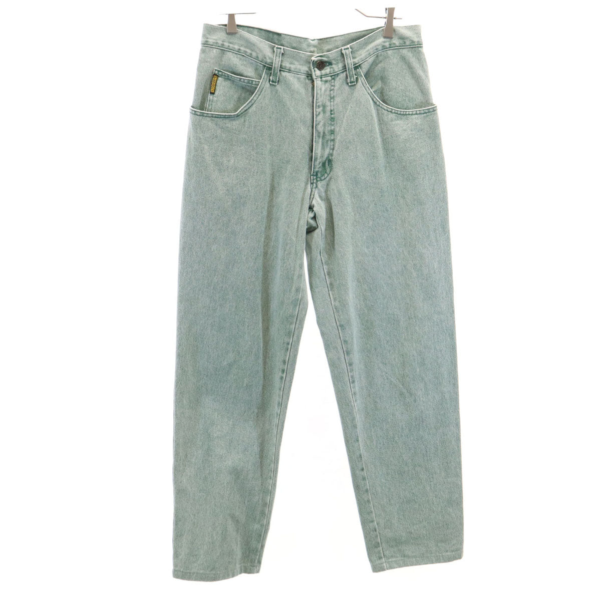 ARMANI JEANS アルマーニジーンズ 90s イタリア製 オールド テーパードデニムパンツ W36 グリーン メンズ